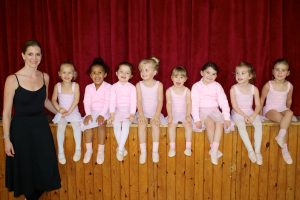Children's ballet classes at Surrey Dance School in Limpsfield, Oxted, Surrey.