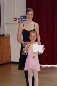Ballet Award winner at The Surrey Dance School Awards